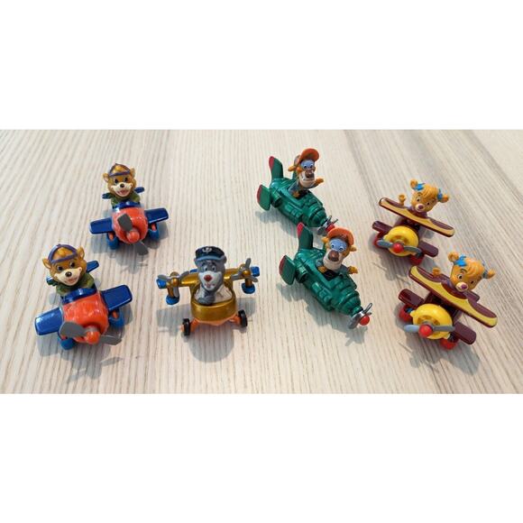 Vtg 1989 McDonalds Tale Spin Die Cast Happy Meal Toys Complete Set +3 Tail Spin - Picture 11 of 11